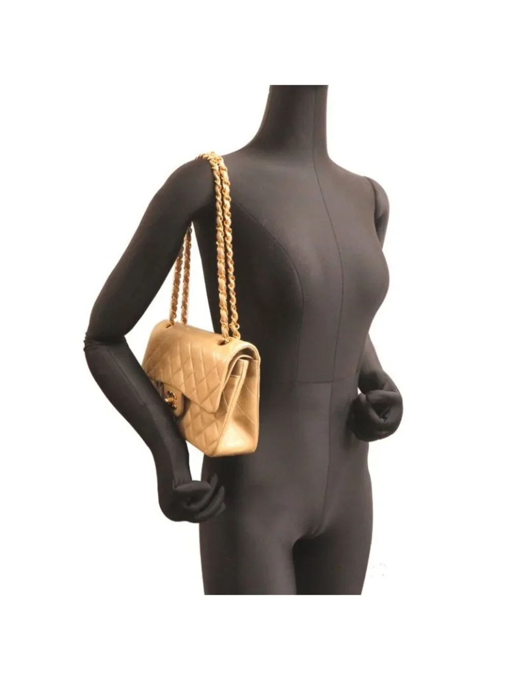 Chanel Shoulder Bag Beige